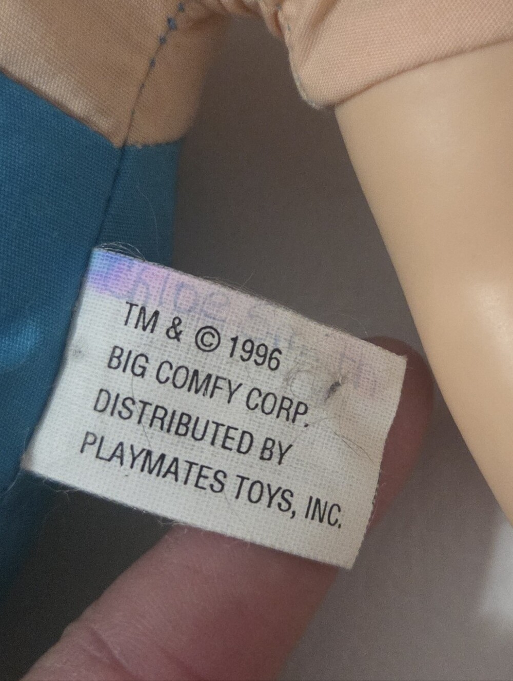 Vintage Big Comfy Couch Molly Doll 1996 Vinyl Head Arms Legs - Picture 7 of 9
